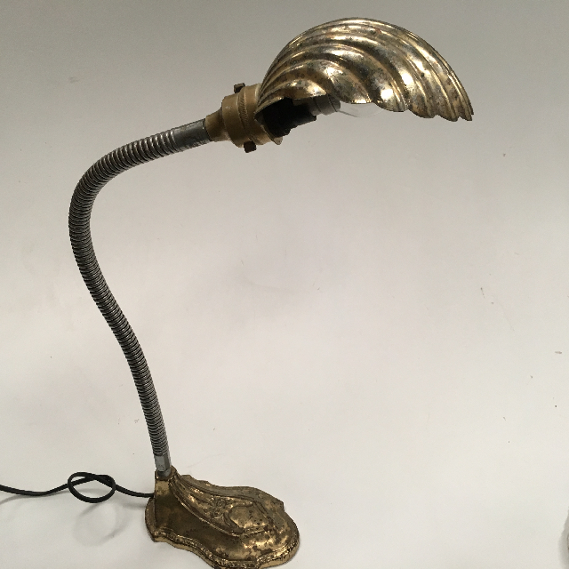 LAMP, Desk Light - Antique Brass Shell (no plug)